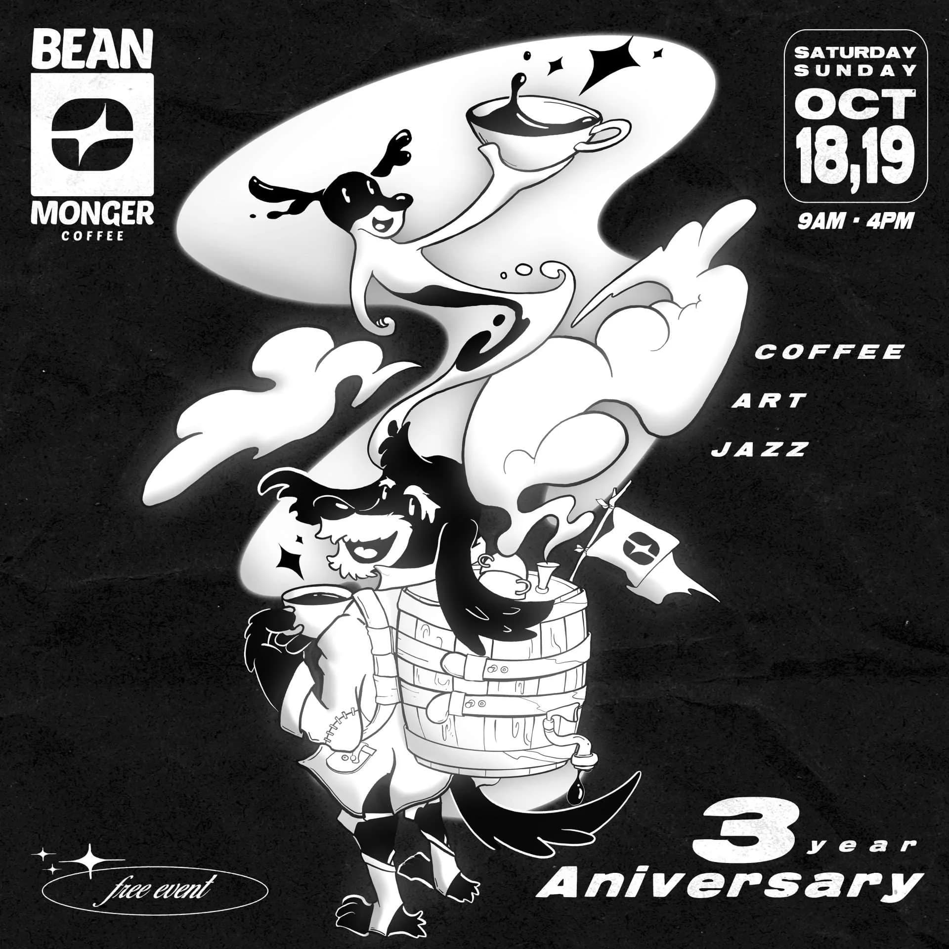 Hero artwork by Beanmonger Coffee