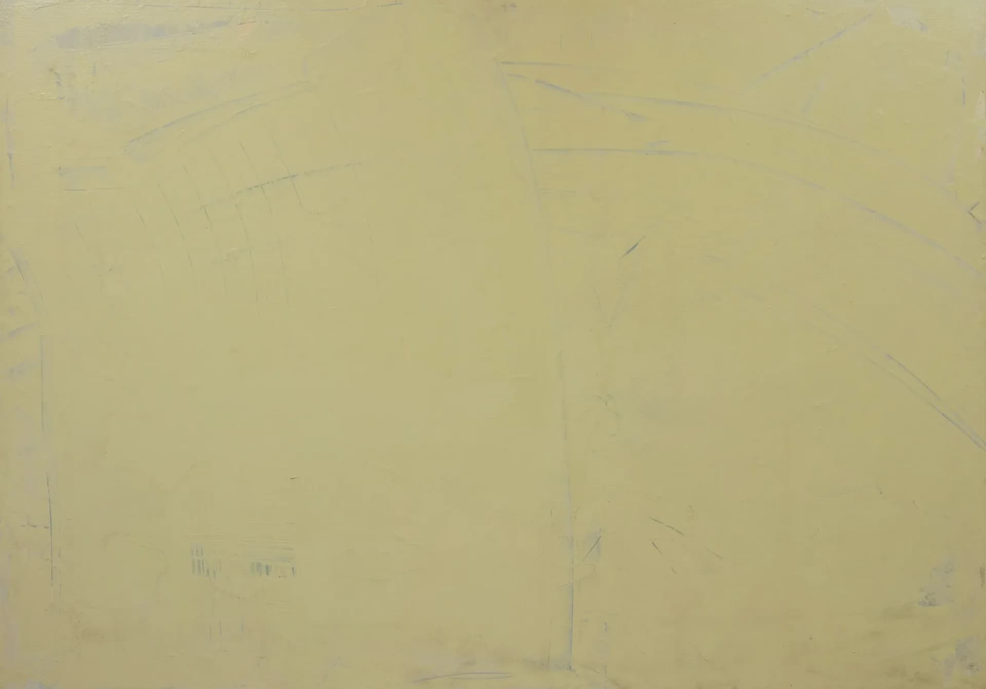 Blank or nearly blank cream-colored surface with minimal markings or damage.